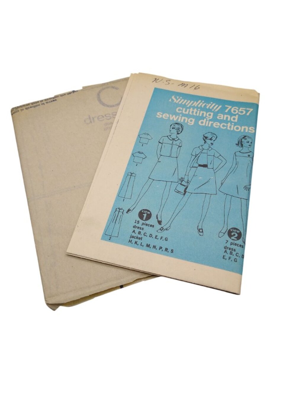 UNCUT Vintage Sewing PATTERN Simplicity 7657, Misses 1968 Dress and Jacket - Picture 3 of 6